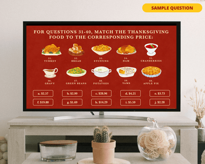THANKSGIVING TRIVIA DIGITAL GAME