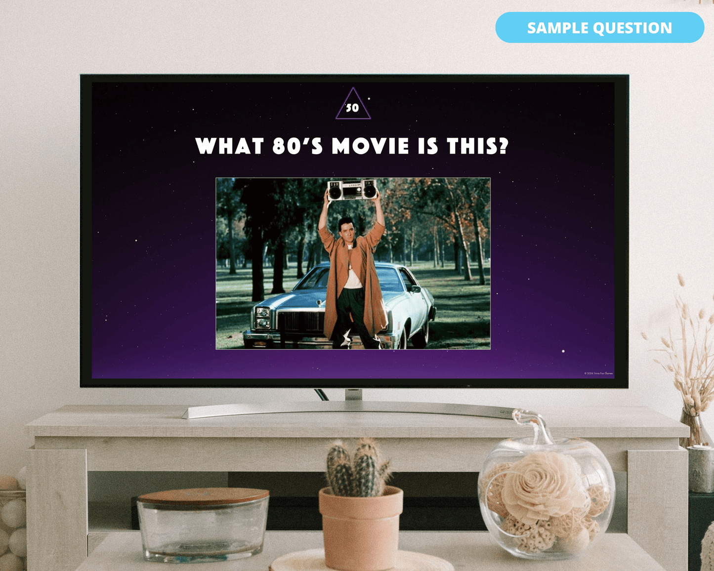 AWESOME 80'S DIGITAL TRIVIA GAME