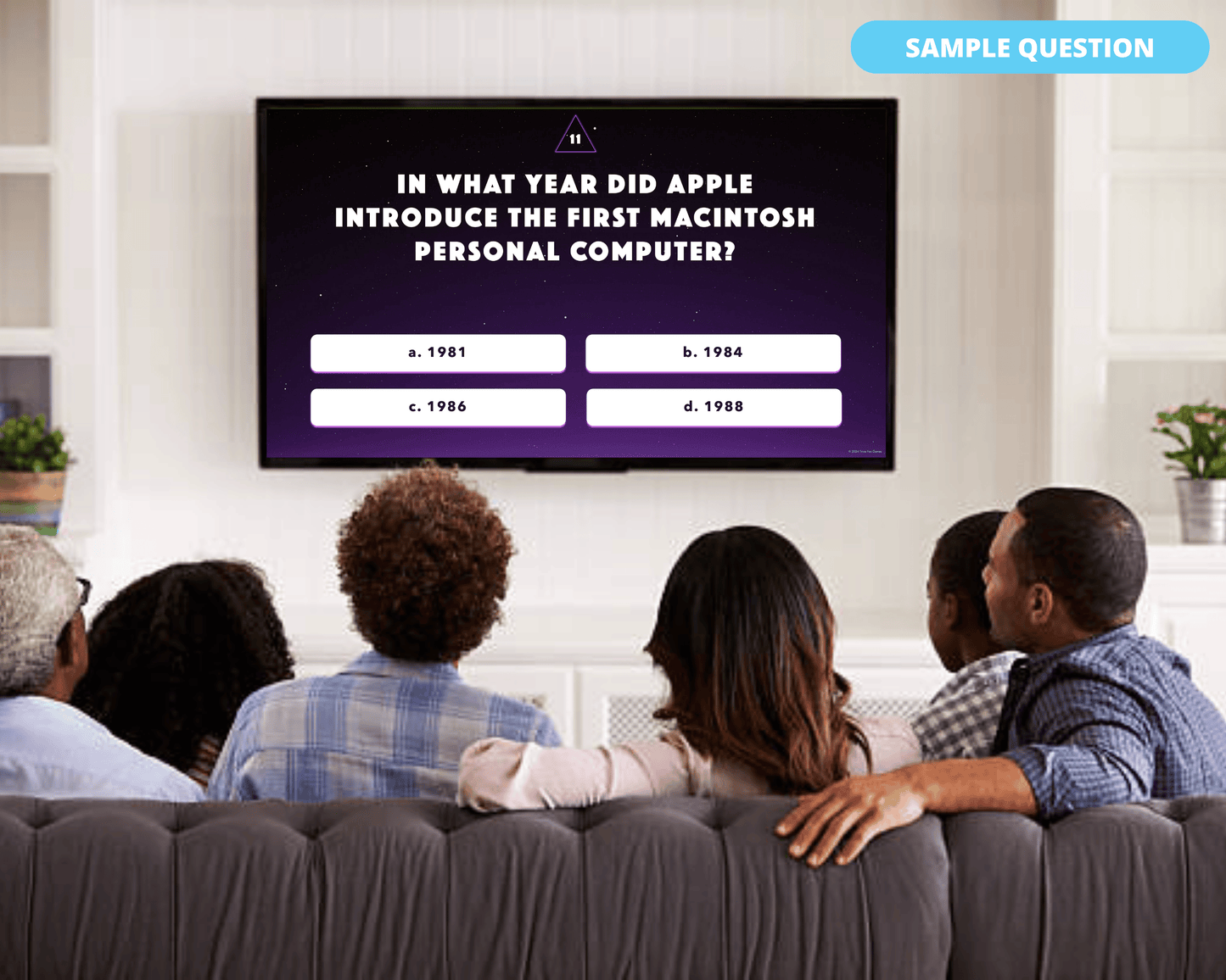 AWESOME 80'S DIGITAL TRIVIA GAME