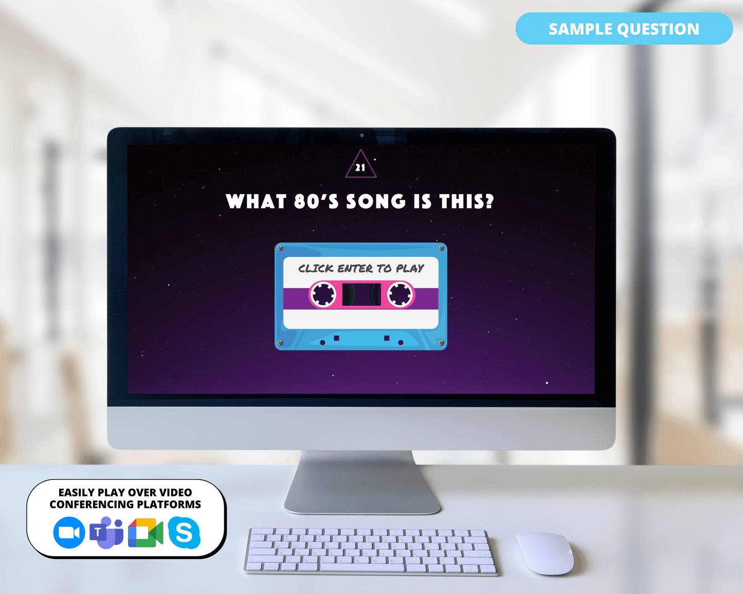 AWESOME 80'S DIGITAL TRIVIA GAME