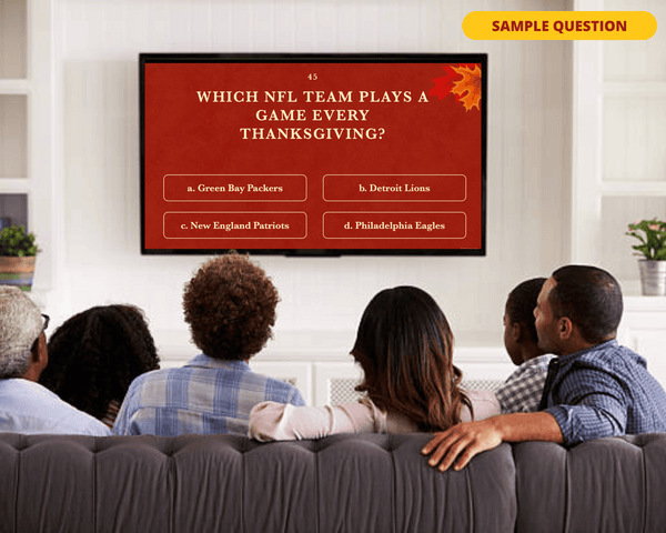 THANKSGIVING TRIVIA DIGITAL GAME