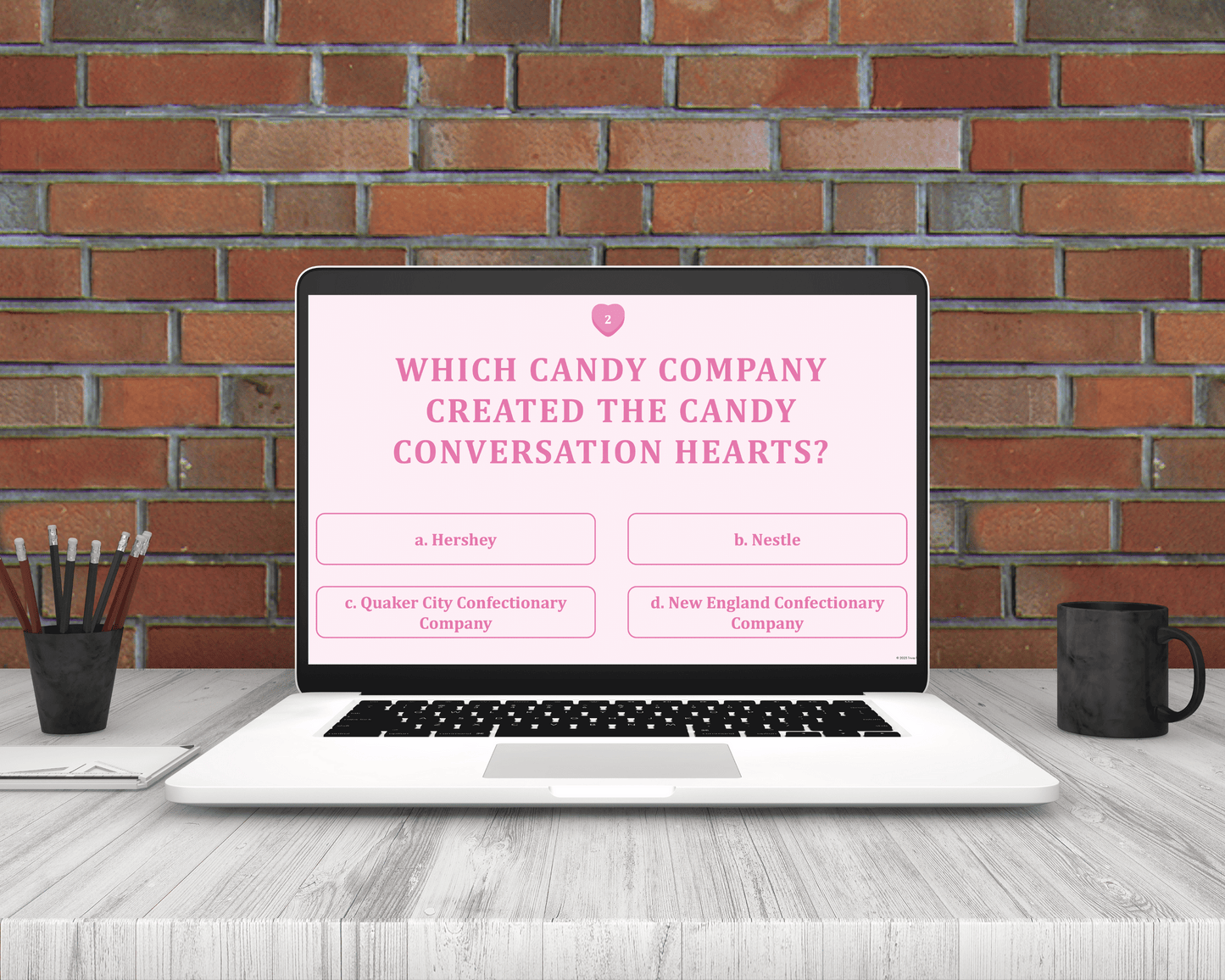 VALENTINE'S DAY TRIVIA DIGITAL GAME