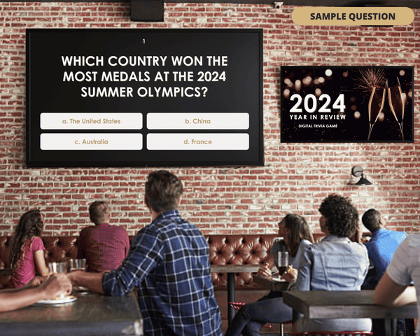 2024 YEAR IN REVIEW DIGITAL TRIVIA GAME