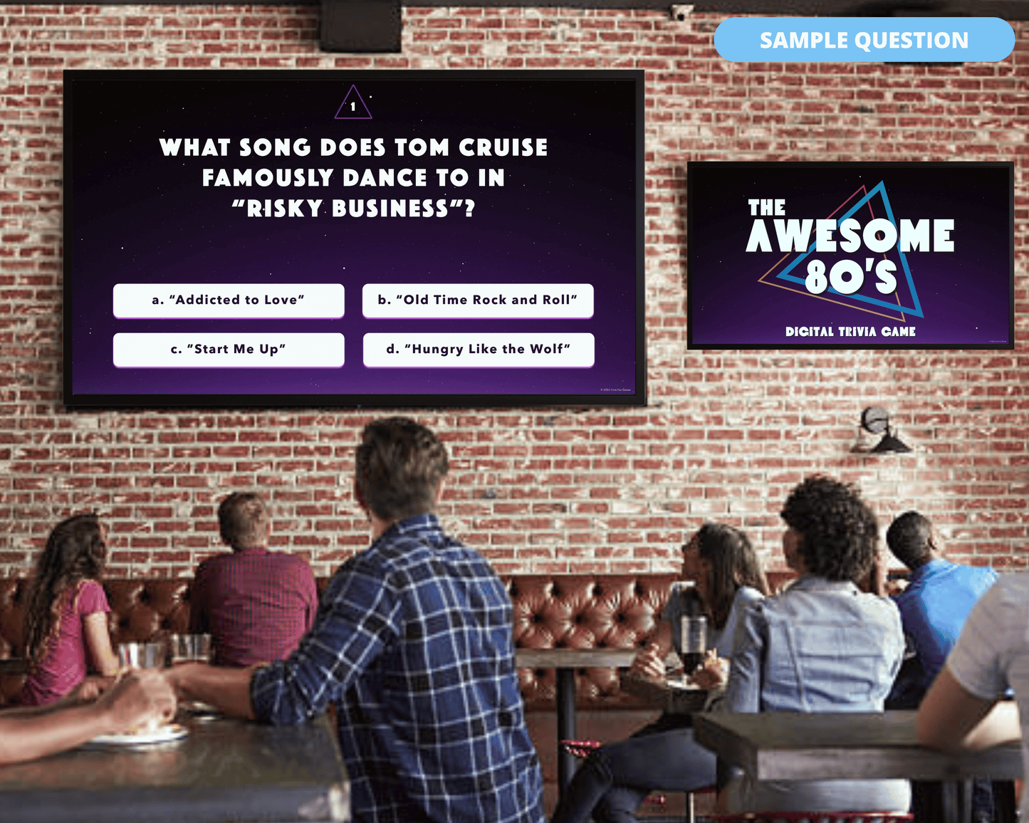 AWESOME 80'S DIGITAL TRIVIA GAME