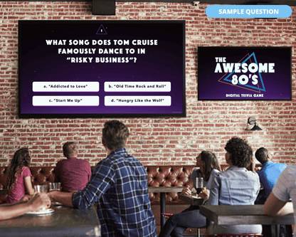 AWESOME 80'S DIGITAL TRIVIA GAME