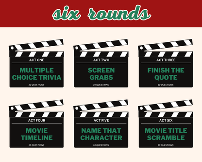 Holiday Movie Trivia Digital Game