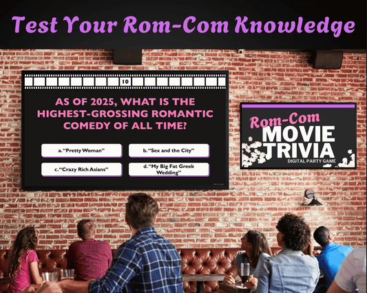 Rom-Com Movie Trivia Digital Game