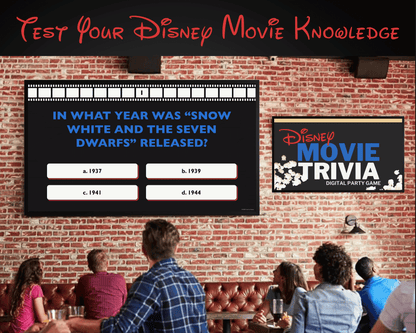 Disney Movie Trivia Digital Game