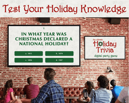 Holiday Trivia Digital Party Game