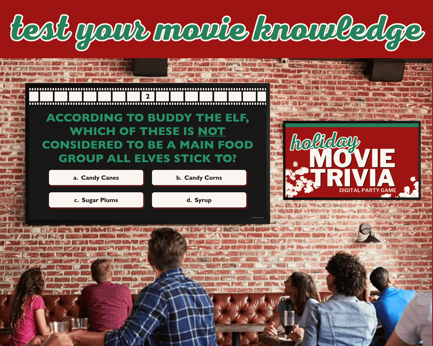 Holiday Movie Trivia Digital Game