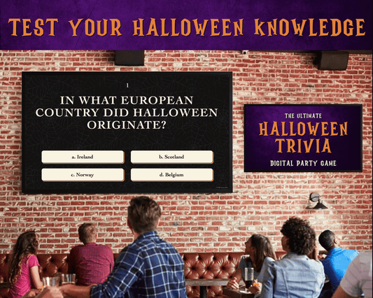 Halloween Trivia Digital Party Game