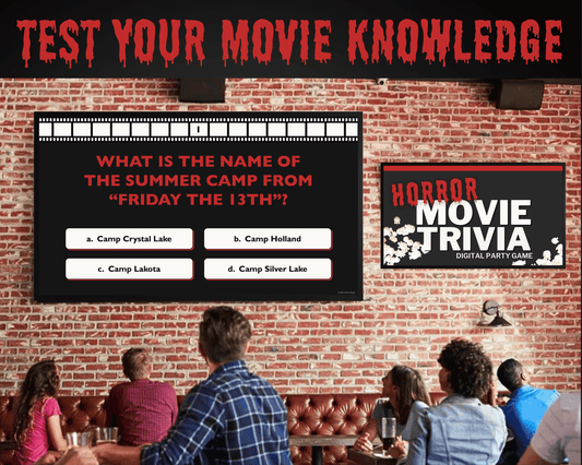 Horror Movie Trivia Digital Game
