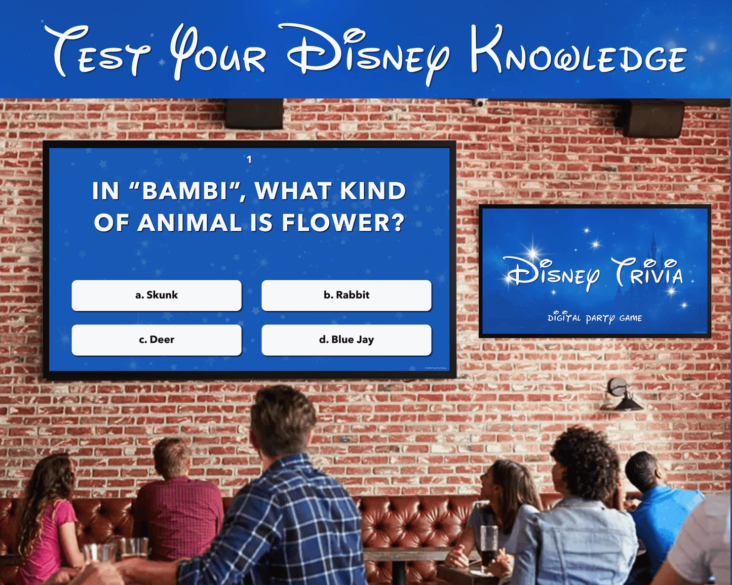 Disney Trivia Digital Party Game