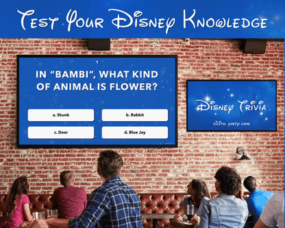Disney Trivia Digital Party Game