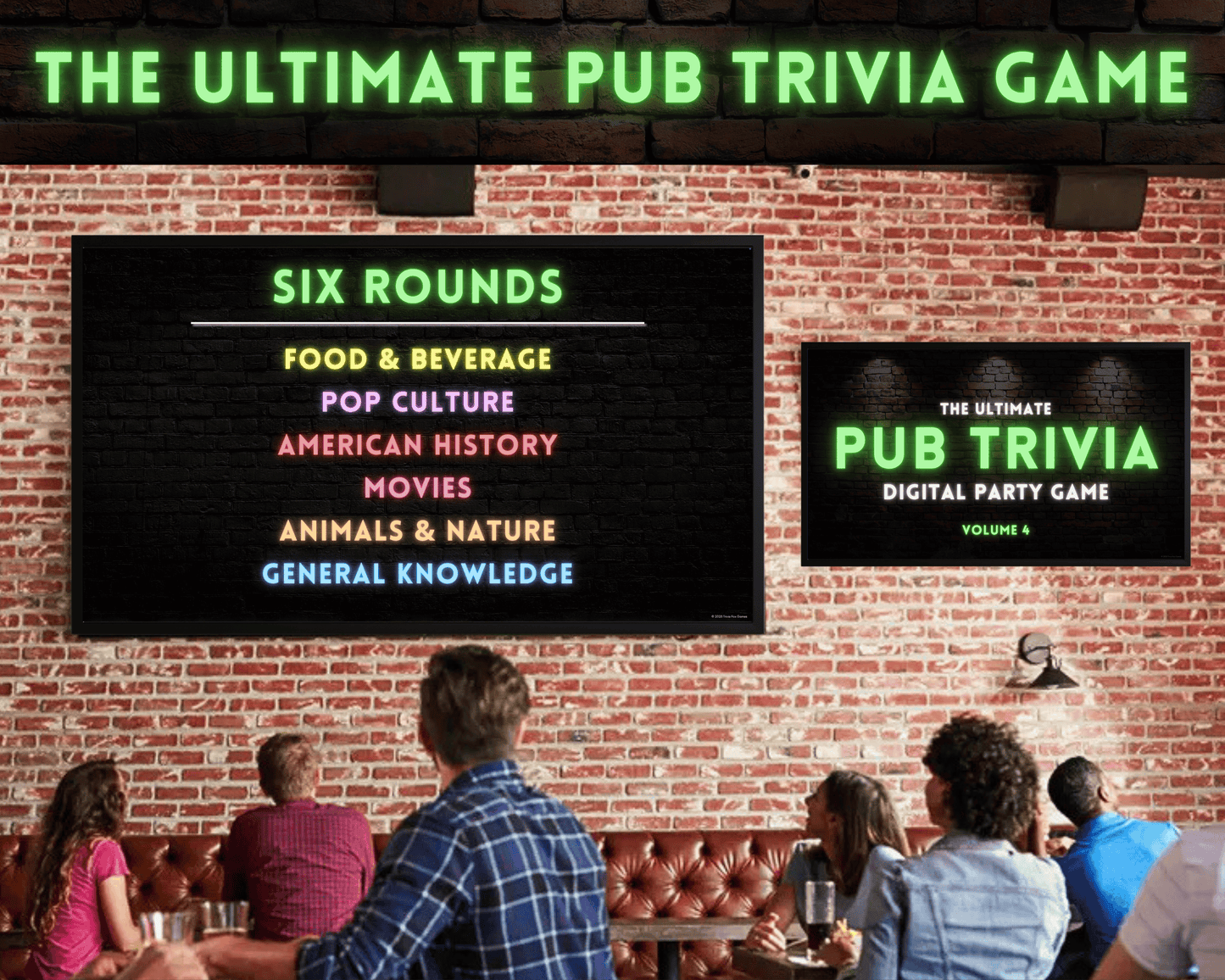 Pub Trivia Digital Party Game (Volume 4)