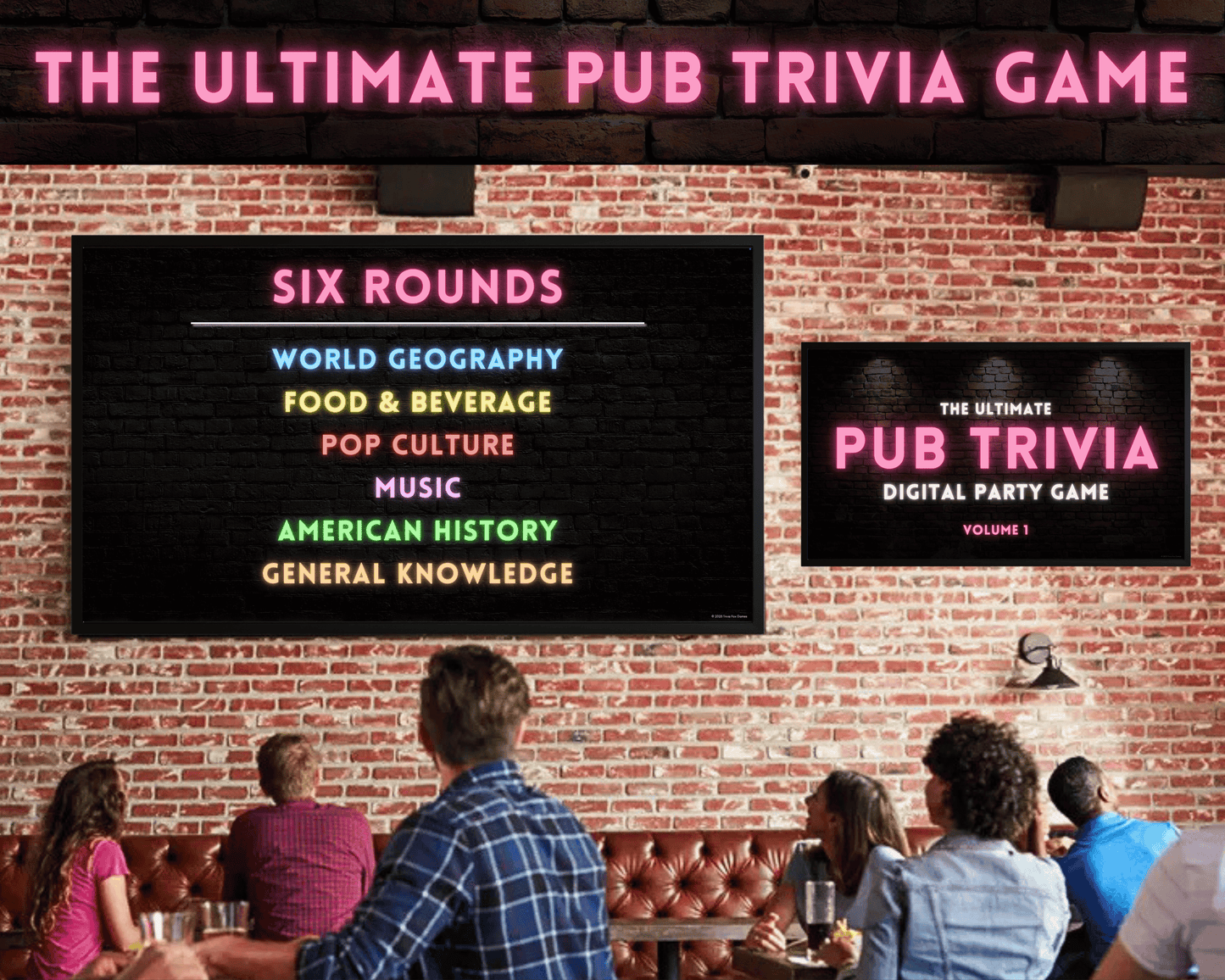 Pub Trivia Digital Party Game (Volume 1)