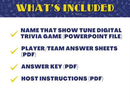 Name That Show Tune Digital Party Game