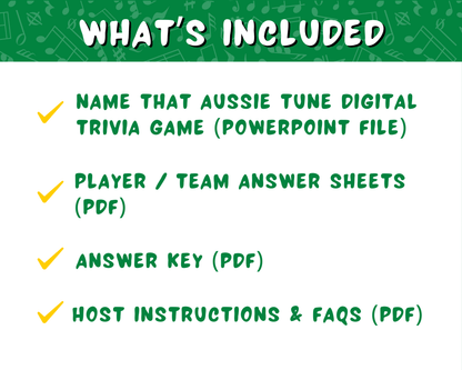 Name That Aussie Tune Digital Game