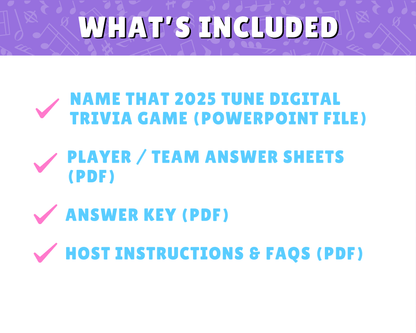 Name That 2025 Tune Digital Game