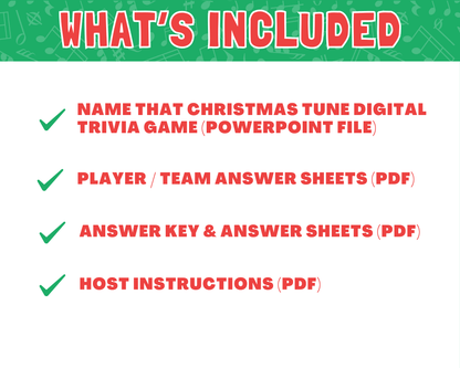Name That Christmas Tune Digital Party Game