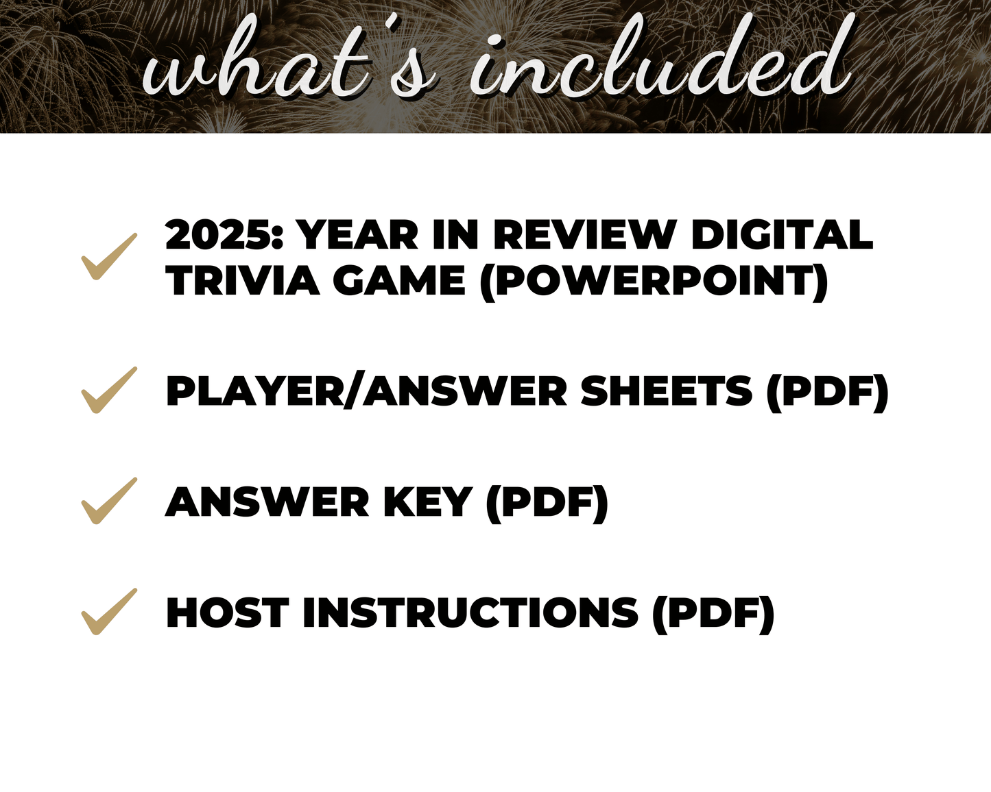 2025: Year in Review Digital Trivia Game