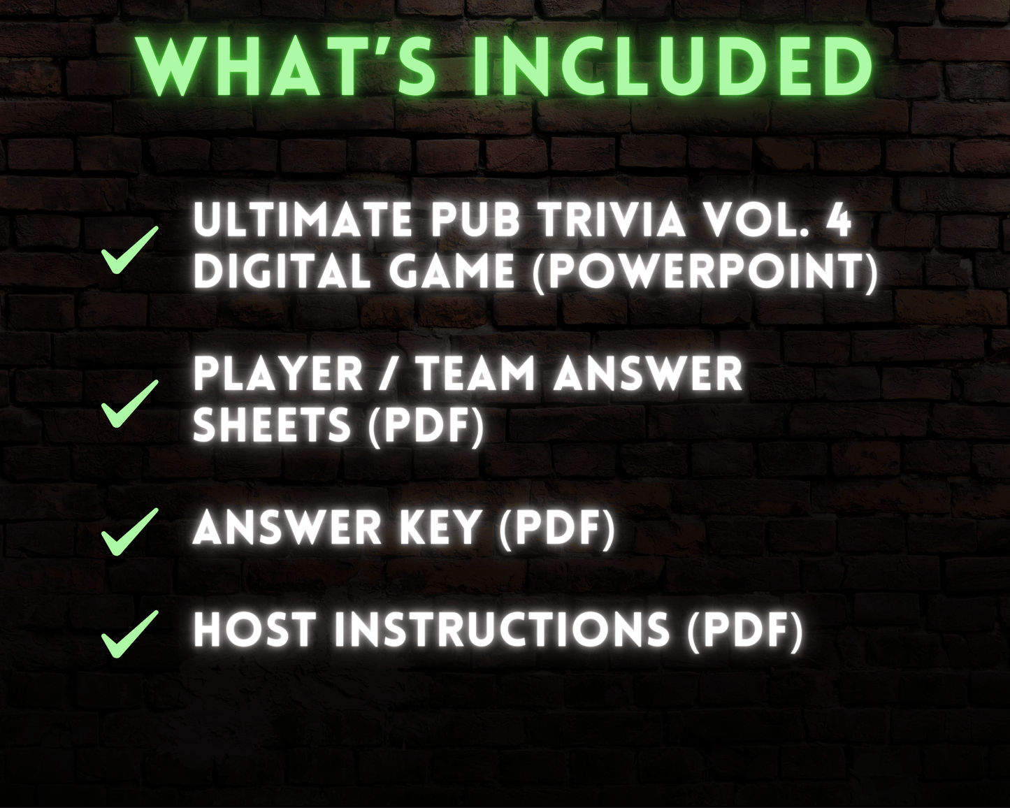 Pub Trivia Digital Party Game (Volume 4)