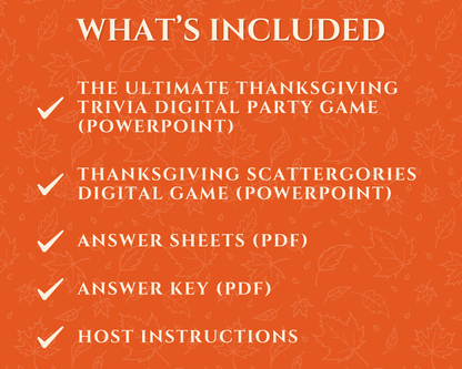 Thanksgiving Digital Game Bundle