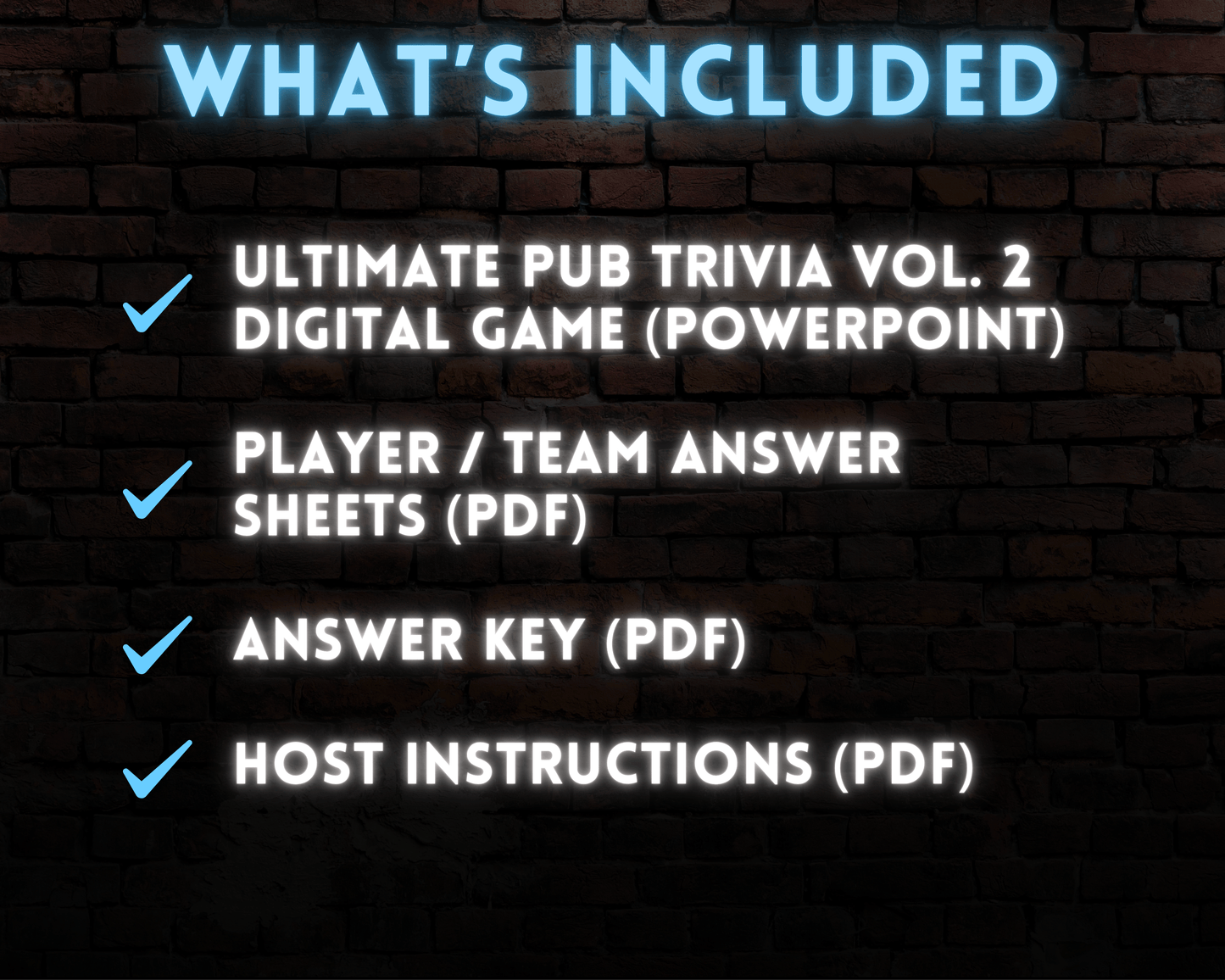 Pub Trivia Digital Party Game (Volume 2)