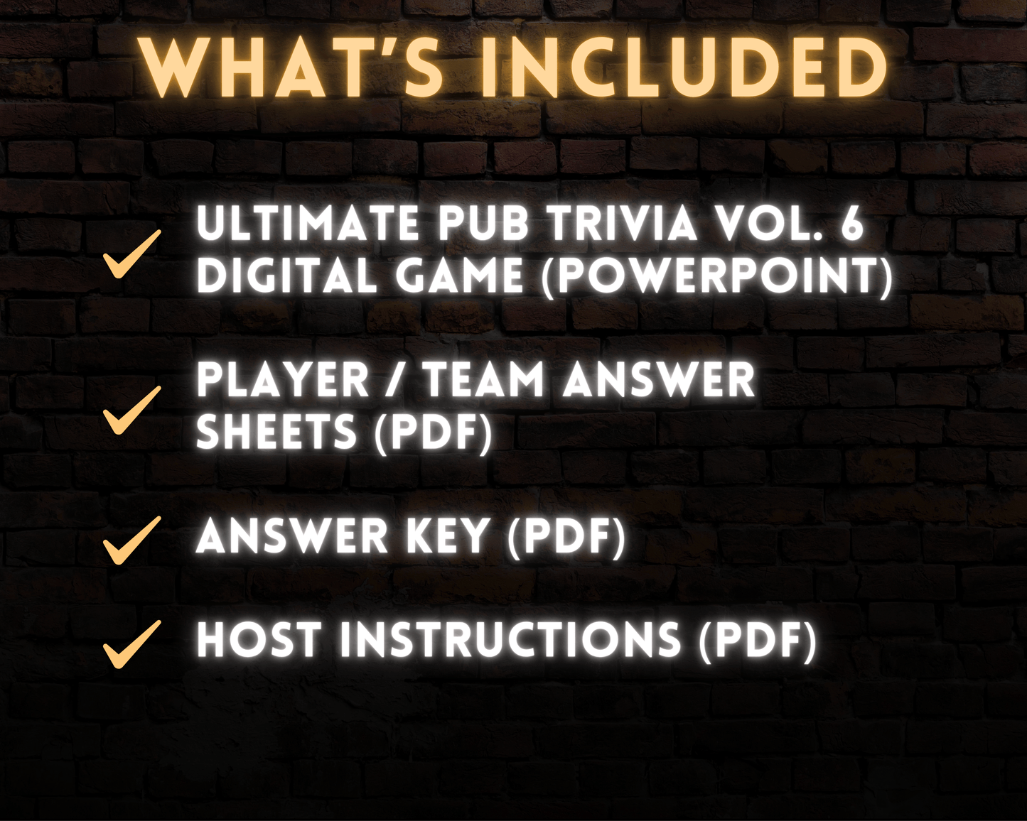 Pub Trivia Digital Party Game (Volume 6)
