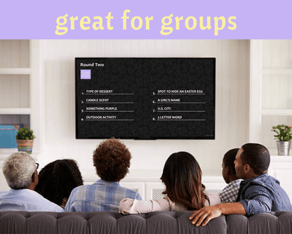 Easter Scattergories Digital Party Game